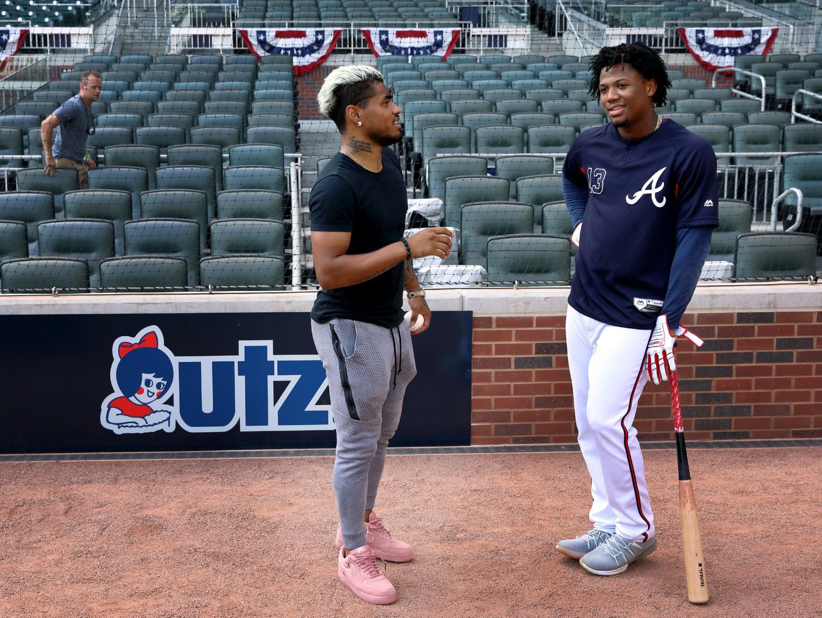 St. Louis Cardinals practice before Game 1 of NLDS in Atlanta